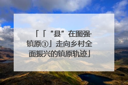 「“县”在图强·镇原③」走向乡村全面振兴的镇原轨迹
