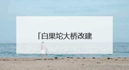 白果坨大桥改建项目稳步推进