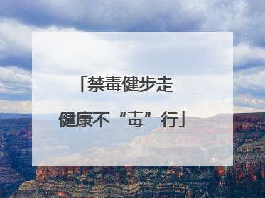 禁毒健步走  健康不“毒”行