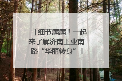 细节满满！一起来了解济南工业南路“华丽转身”