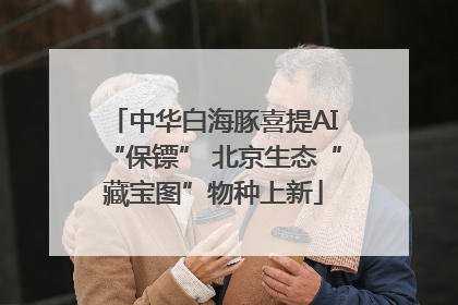 中华白海豚喜提AI“保镖” 北京生态“藏宝图”物种上新