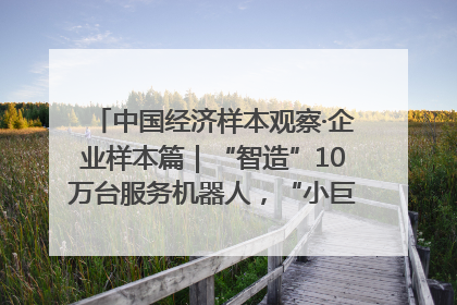 中国经济样本观察·企业样本篇｜“智造”10万台服务机器人，“小巨人”擎朗有大梦想