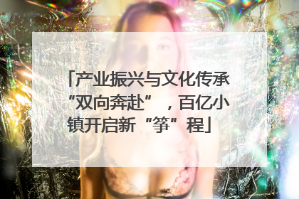 产业振兴与文化传承“双向奔赴”，百亿小镇开启新“筝”程