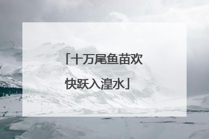 十万尾鱼苗欢快跃入湟水