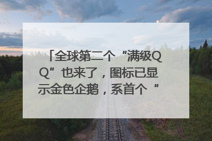 全球第二个“满级QQ”也来了，图标已显示金色企鹅，系首个“满级QQ”的小号