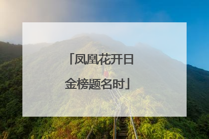 凤凰花开日 金榜题名时