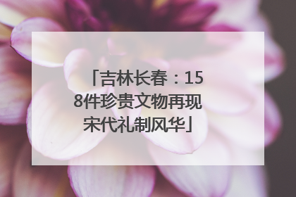 吉林长春：158件珍贵文物再现宋代礼制风华
