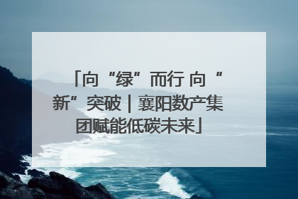 向“绿”而行 向“新”突破｜襄阳数产集团赋能低碳未来
