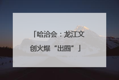 哈洽会：龙江文创火爆“出圈”