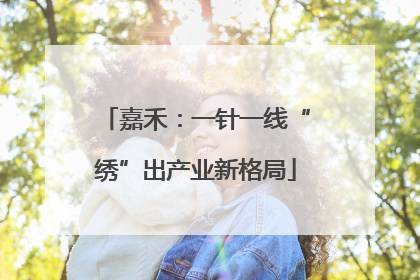 嘉禾：一针一线“绣”出产业新格局
