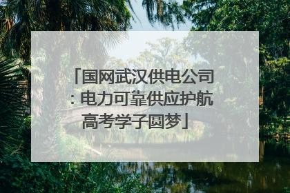 国网武汉供电公司：电力可靠供应护航高考学子圆梦