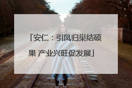 安仁：引凤归巢结硕果 产业兴旺促发展