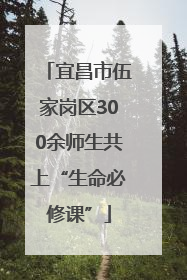 宜昌市伍家岗区300余师生共上“生命必修课”
