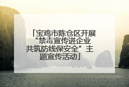 宝鸡市陈仓区开展“禁毒宣传进企业 共筑防线保安全”主题宣传活动