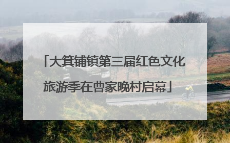 大箕铺镇第三届红色文化旅游季在曹家晚村启幕