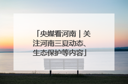 央媒看河南｜关注河南三夏动态、生态保护等内容