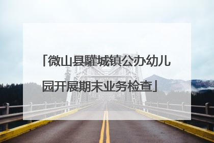微山县驩城镇公办幼儿园开展期末业务检查