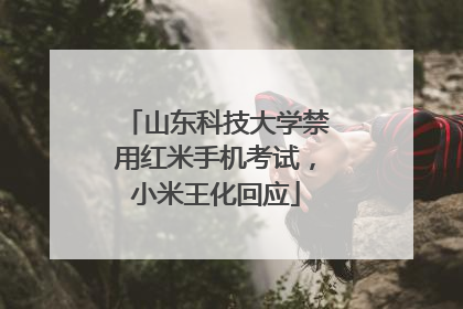 山东科技大学禁用红米手机考试，小米王化回应