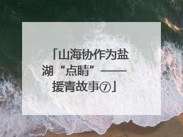 山海协作为盐湖“点睛”——援青故事⑦