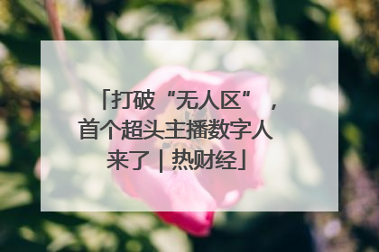 打破“无人区”，首个超头主播数字人来了｜热财经