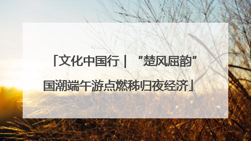 文化中国行｜“楚风屈韵”国潮端午游点燃秭归夜经济