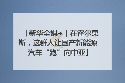 新华全媒+｜在霍尔果斯，这群人让国产新能源汽车“跑”向中亚