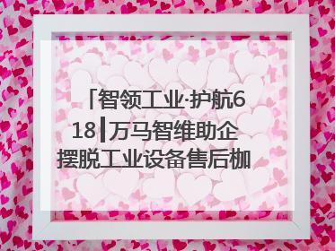 智领工业·护航618┃万马智维助企摆脱工业设备售后枷锁，实现服务与效能价值共振！