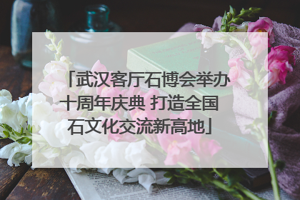 武汉客厅石博会举办十周年庆典 打造全国石文化交流新高地