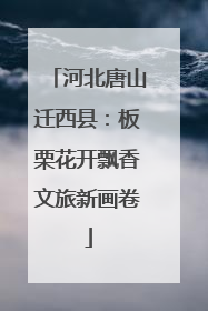 河北唐山迁西县：板栗花开飘香文旅新画卷
