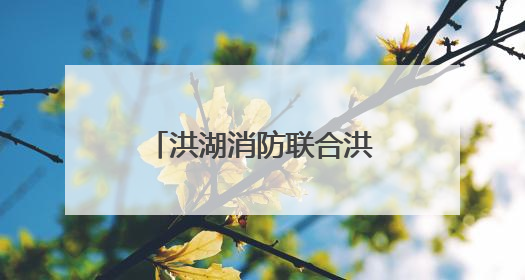 洪湖消防联合洪湖血浆站开展共建活动 共同提升应急处置能力