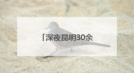 深夜昆明30余人“异常聚集”！民警一举拿下