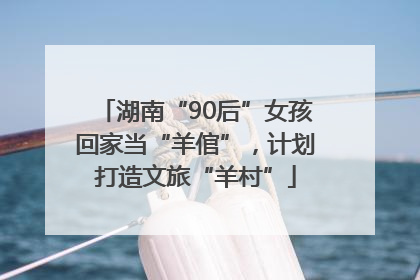 湖南“90后”女孩回家当“羊倌”，计划打造文旅“羊村”