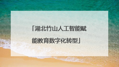 湖北竹山人工智能赋能教育数字化转型