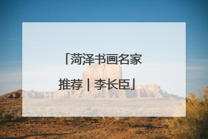 菏泽书画名家推荐｜李长臣