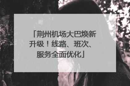 荆州机场大巴焕新升级！线路、班次、服务全面优化