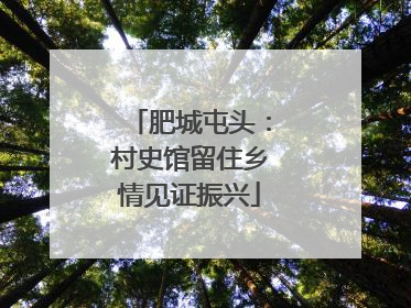 肥城屯头：村史馆留住乡情见证振兴