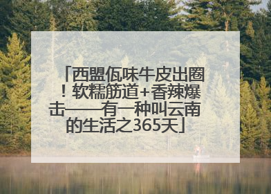 西盟佤味牛皮出圈！软糯筋道+香辣爆击——有一种叫云南的生活之365天