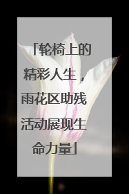 轮椅上的精彩人生，雨花区助残活动展现生命力量