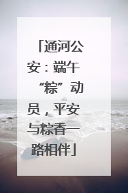 通河公安：端午“粽”动员，平安与粽香一路相伴