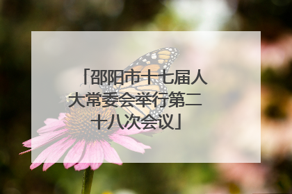 邵阳市十七届人大常委会举行第二十八次会议