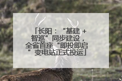 长阳：“基建 + 智巡”同步建设，全省首座“即投即启”变电站正式投运