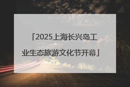 2025上海长兴岛工业生态旅游文化节开幕
