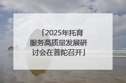 2025年托育服务高质量发展研讨会在普陀召开