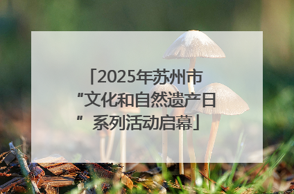 2025年苏州市“文化和自然遗产日”系列活动启幕