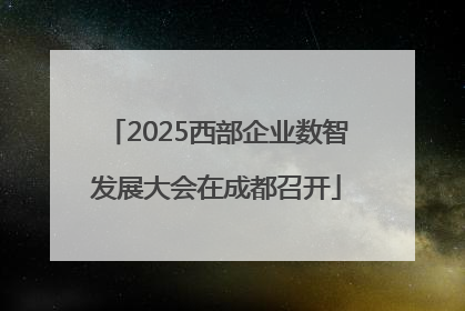 2025西部企业数智发展大会在成都召开